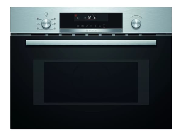 Bosch Serie | 6 CMA585GS0 - Kombinationsugn - inbyggd - fördjupning - bredd: 56 cm - djup: 55 cm - höjd: 45 cm - stål