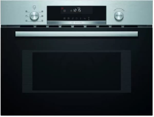 Bosch Serie | 6 CMA585GS0 - Kombinationsugn - inbyggd - fördjupning - bredd: 56 cm - djup: 55 cm - höjd: 45 cm - stål