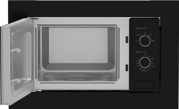 Beko BMOB20202B, Inbyggd, Enbart mikrovågsugn, 20 l, 800 W, Rotations-, Svart