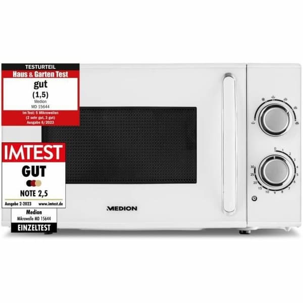 Mikrobølgeovnen Me me me Hvid 700 W