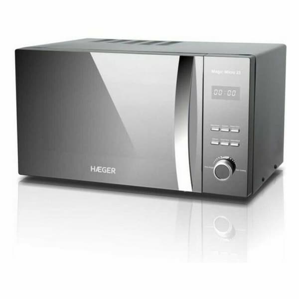 Mikrobølgeovnen med Grill Haeger MW-80B.008A Grå 800W