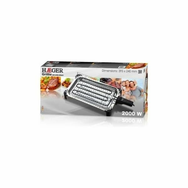 Mikrovågsugn med Grill Haeger GR-200.006A Svart 2000 W
