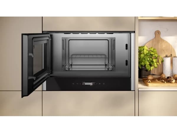 Neff NL4GR31N1, Over komfyren, Kombinasjon mikrobølge, 21 l, 900 W, Berøringskontroll, Sort