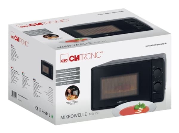 Clatronic MW 791 schwarz 20L 700W - Musta (264000)