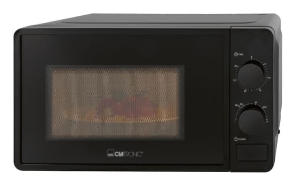 Clatronic MW 791, Benkeplate, Solo mikrobølge ovn, 20 l, 700 W, Rotasjon, Sort