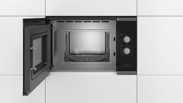 Bosch BFL520MS0 Serie 4 mikrobølgeovn, stål