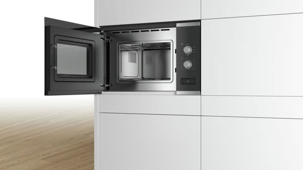Bosch BFL520MS0 Serie 4 mikrobølgeovn, stål