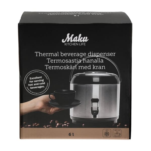 Maku Dispenser Drikkevarer Termo 6 L