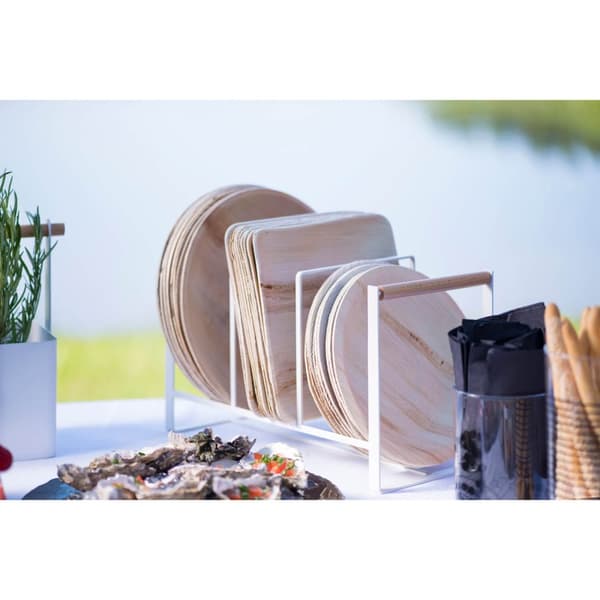 Maku Tallerken Palmeblad 25x25cm 10 stk