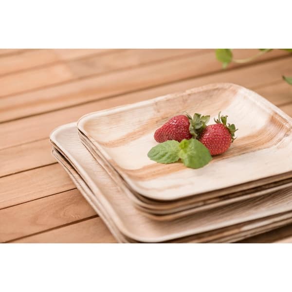Maku Palm Leaf Plate 20X20 cm 10Pcs