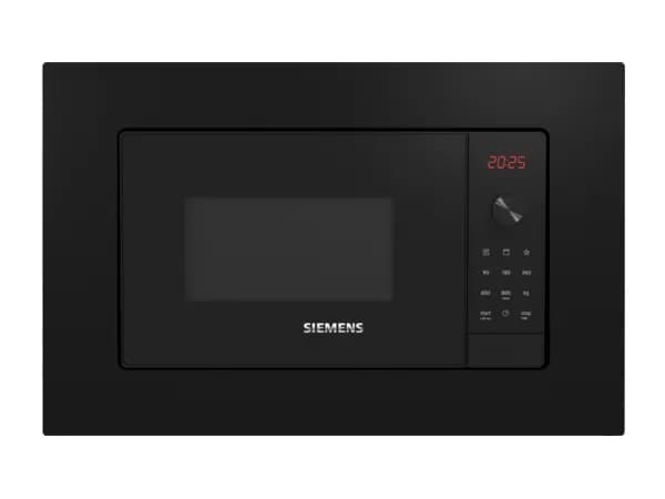 Siemens iQ300 , Kiinteä, Yhdistelmämikroaaltouuni, 20 L, 800 W, Rotaatio, Kosketus, Musta