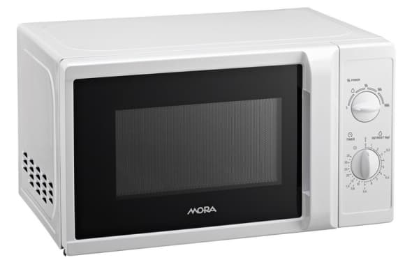 Mora MT 120W, Pöytämalli, 20 L, 700 W, Rotaatio, Valkoinen, 25,5 cm