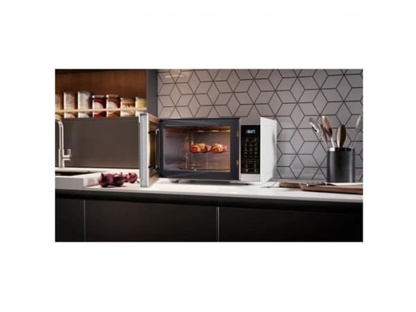 Sharp YC-MG81E-W, Benkeplate, Grill mikrobølge, 28 l, 900 W, Berøringskontroll, Sort, Hvit