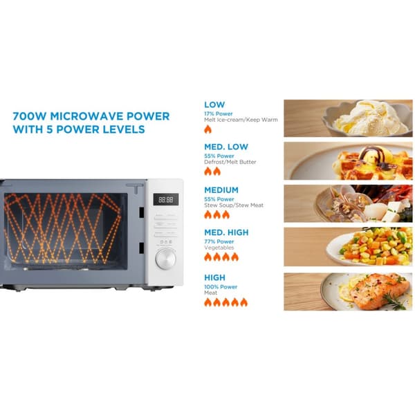 Midea Mikrovågsugn med Grill 20L 700/1000W