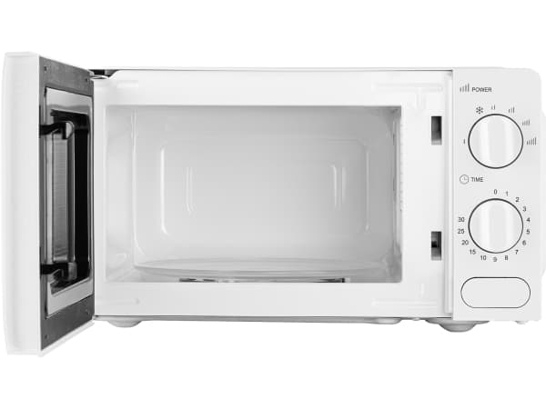 ECG MTM 1771 WE, Pöytämalli, Solo-mikroaaltouuni, 17 L, 700 W, Rotaatio, Valkoinen