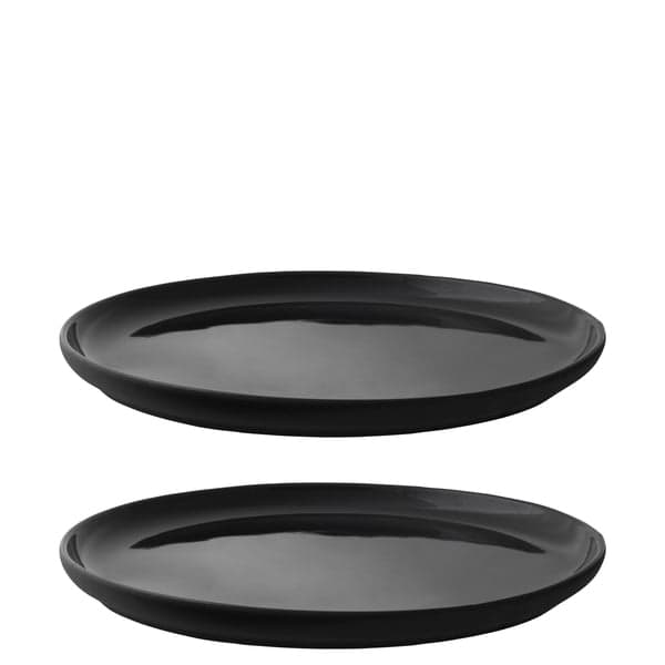 Stelton Theo lunchtallrik Ø22 cm - 2 st. (Svart)