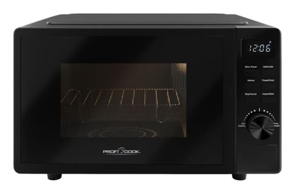 ProfiCook PC-MWG 1278, Bordmodell, Grillmikrobølgeovn, 20 L, 1150 W, Innebygd display, Knapper, Svingbar