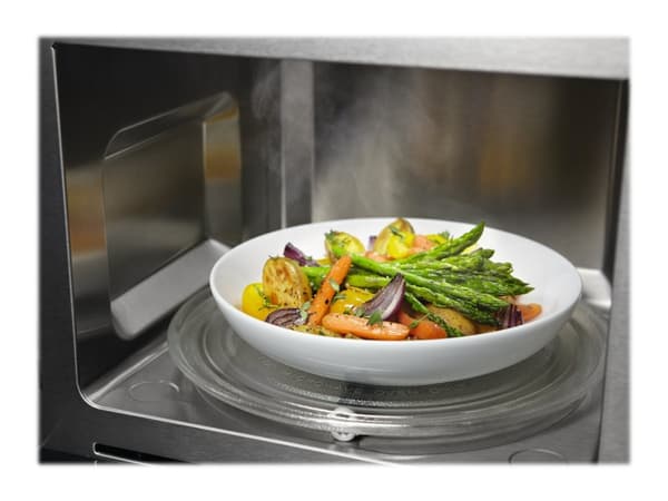 Electrolux 800 KMFD264TEX - Mikrovågsugn med grill - inbyggd - 26 liter - 900 W - svart / rostfritt stål