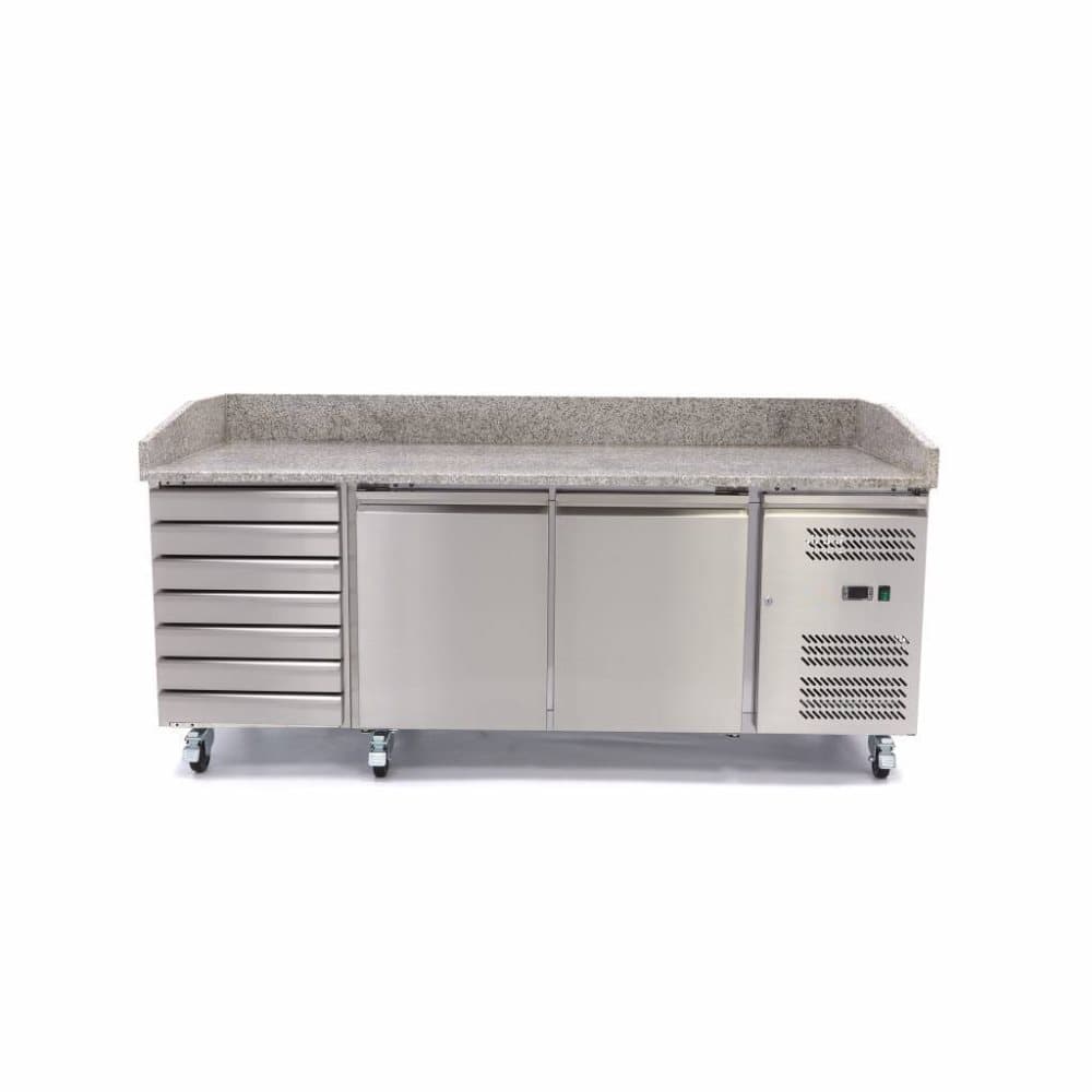 Pizzabänk 202cm med hjul