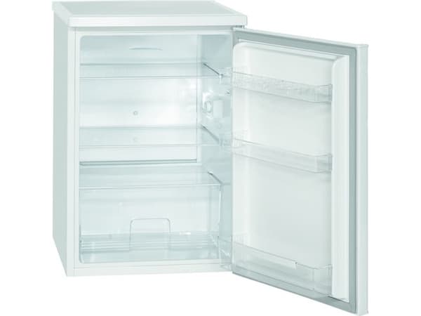 Bomann VS 2185 - Kylskåp - bredd: 56 cm - djup: 57.6 cm - höjd: 84.5 cm - 133 liter - Klass E - vit