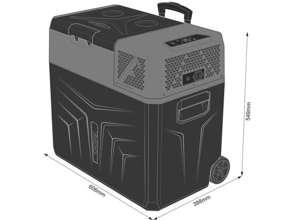 Turistkjøleskap Arkas 39L BLUETOOTH BLUETOOTH YOLCO BCX50 CARBON