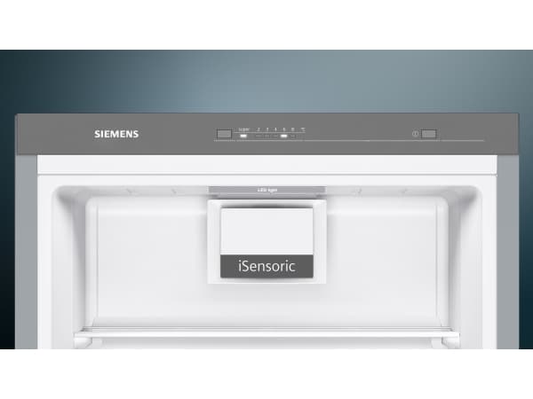 Siemens iQ300 KS36VVXDP, 346 l, SN-T, 39 dB, D, Sort, Rustfritt stål