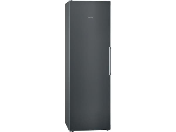 Siemens iQ300 KS36VVXDP, 346 l, SN-T, 39 dB, D, Sort, Rustfritt stål Sort, Rustfritt stål