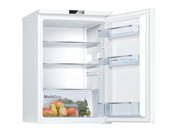 Bosch Serie | 2 KTR15NWEB - Jääkaappi - leveys: 56 cm - syvyys: 58 cm - korkeus: 85 cm - 134 litraa - E-luokka - valkoinen