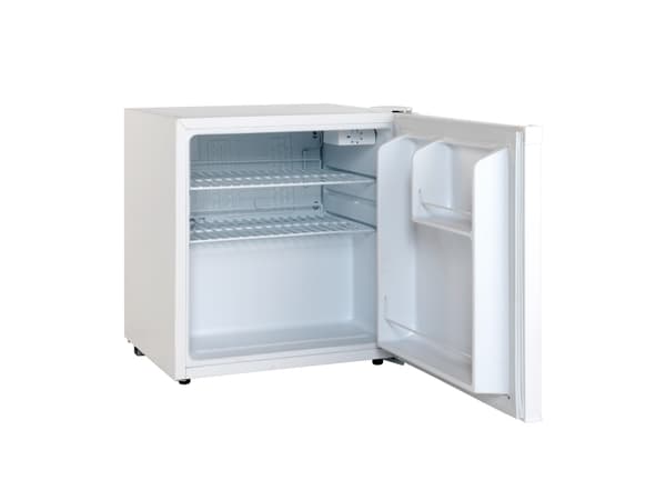 Scandomestic SKS56WE - Kjøleskap - bredde: 47.5 cm - dybde: 44.5 cm - høyde: 52.5 cm - 47 liter - Klasse E - hvit