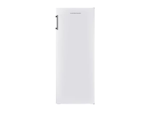Scandomestic RFF242WE - Kjøleskap - bredde: 54.5 cm - dybde: 55.5 cm - høyde: 143 cm - 242 liter - Klasse E - hvit