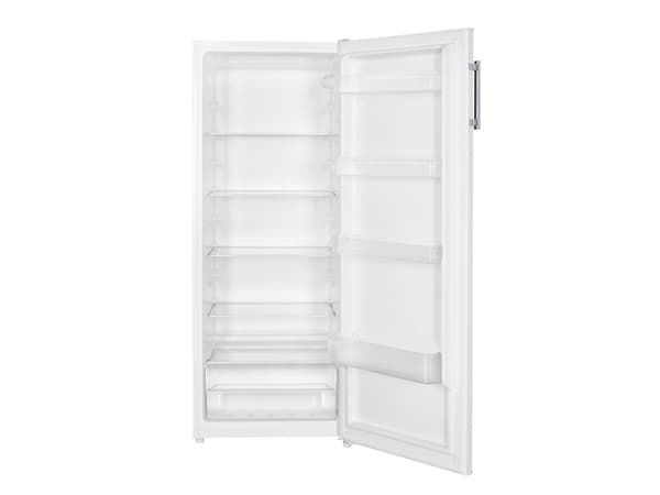 Scandomestic RFF242WE - Kjøleskap - bredde: 54.5 cm - dybde: 55.5 cm - høyde: 143 cm - 242 liter - Klasse E - hvit