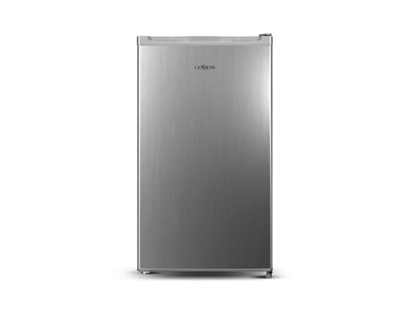 Goddess Refrigerator | GODRSE085GS8SSE | Energy efficiency class E | Free standing | Larder | Height 85 cm | Fridge net capacity 90 L | 39 dB | Silve