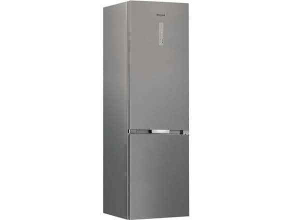 Whirlpool Refrigerator | WHK 26402 XP4E | Energy efficiency class E | Free standing | Combi | Height 203.5 cm | No Frost system | Fridge net capacity Rustfritt stål