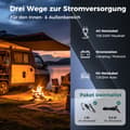 Miniatyrbillede 6 af 8: Bil Køleskab, 12V Bil Køleskab med 2 Kølezoner 40L Transportabel Fryser med Kompressor, 79x47x46.5 cm, Sort