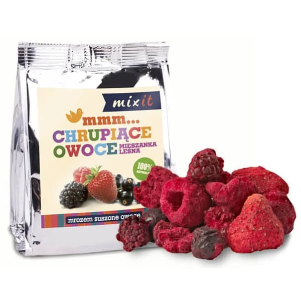 Pakastekuivatut hedelmät Forest Mix 20g