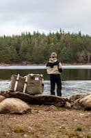 Orrefors Hunting Kjølebag, Navy, 38x32x24 cm