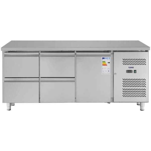 Royal Catering Kylbänk - 403 l - 1 dörr - 4 lådor