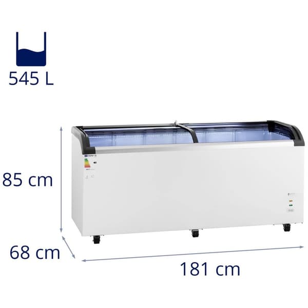 Royal Catering Frysbox - 545 L - royal_catering - Glasdörrar