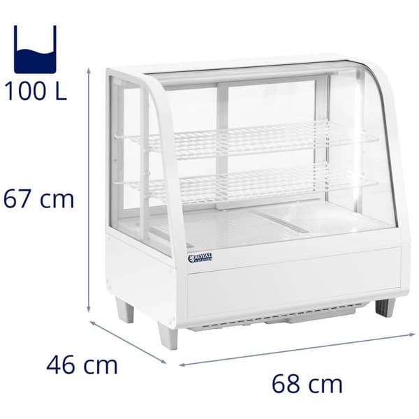 Royal Catering Kyldisk - 100 L - Royal Catering - 3 nivåer - Vit