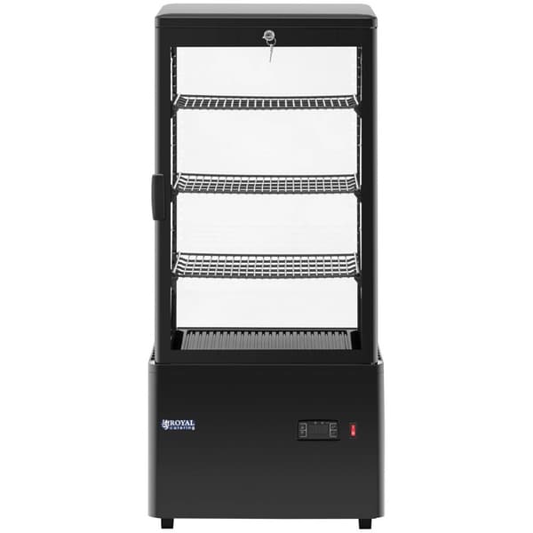 Royal Catering Kyldisk - 78 L - royal_catering - 4 nivåer - Svart - Låsbar