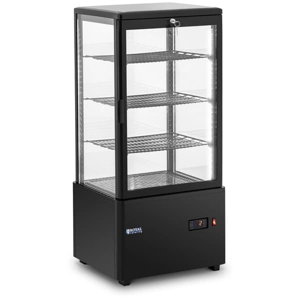 Royal Catering Kyldisk - 78 L - royal_catering - 4 nivåer - Svart - Låsbar