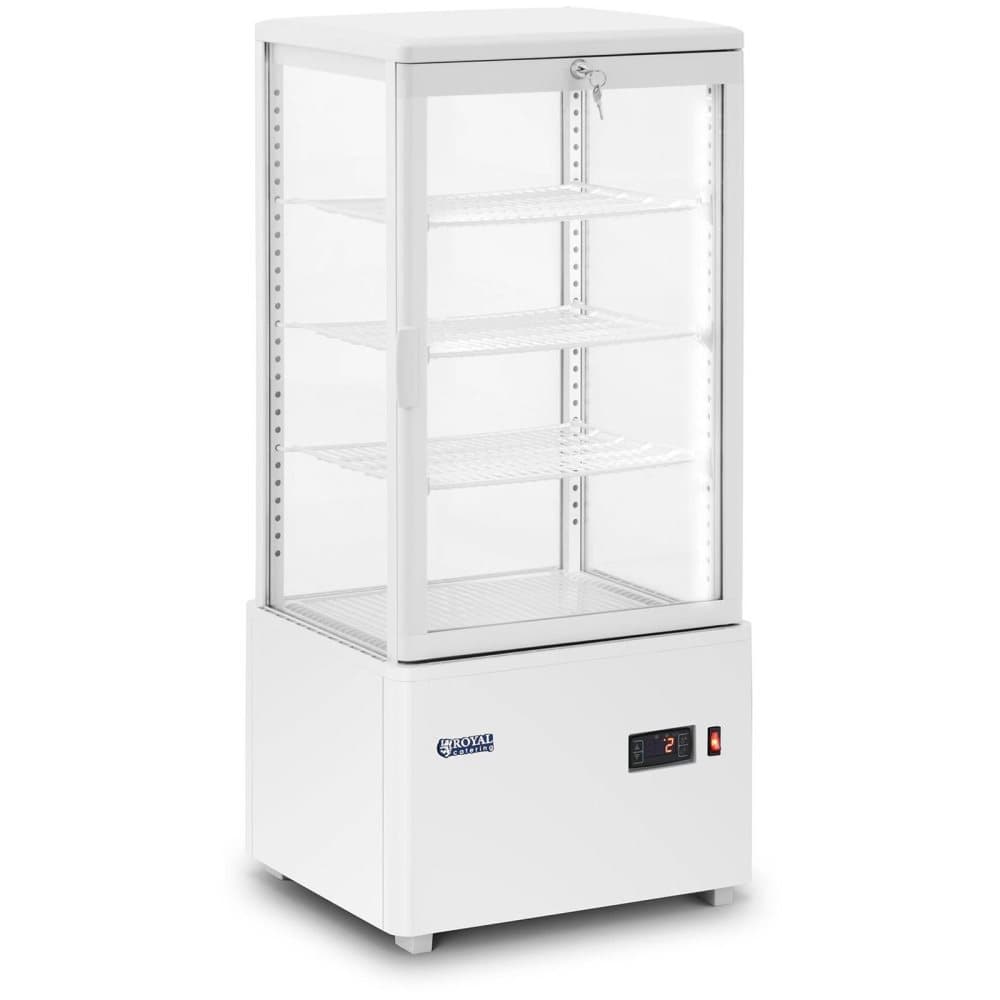 Royal Catering Kyldisk - 78 L - Royal Catering - 4 nivåer - Vit - Låsbar
