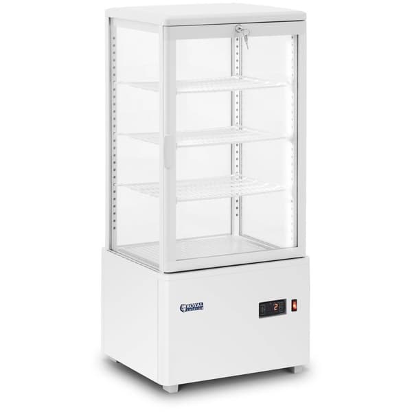 Royal Catering Kyldisk - 78 L - Royal Catering - 4 nivåer - Vit - Låsbar