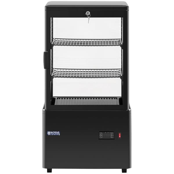Royal Catering Kyldisk - 58 L - Royal Catering - 3 nivåer - Svart - Låsbar