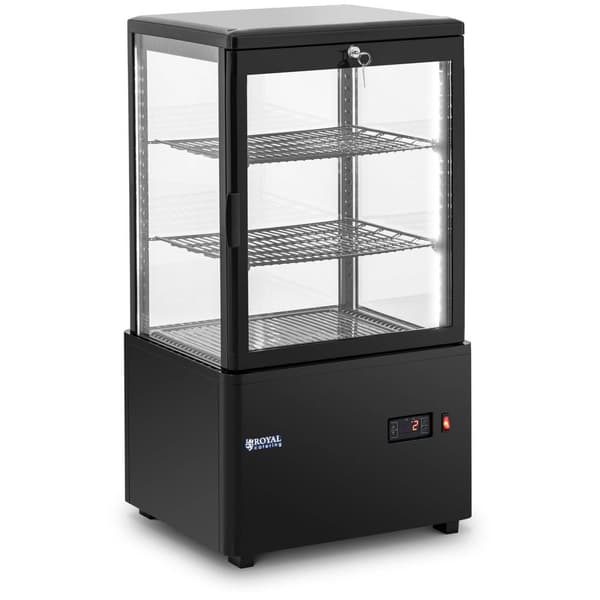 Royal Catering Kyldisk - 58 L - Royal Catering - 3 nivåer - Svart - Låsbar
