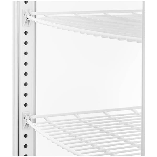 Royal Catering Kylmonter - 238 L - 5 nivåer - Vit - 4 hjul