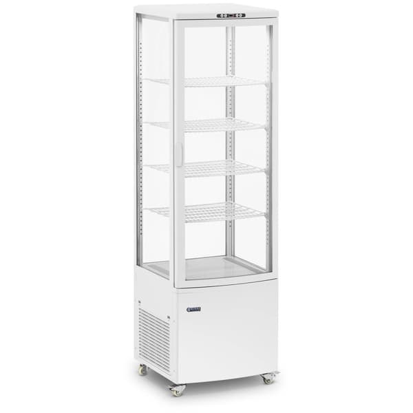 Royal Catering Kylmonter - 238 L - 5 nivåer - Vit - 4 hjul