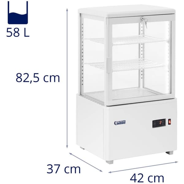 Royal Catering Kyldisk - 58 L - Royal Catering - 3 nivåer - Fiolett - Låsbar