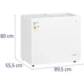 Miniatyrbild 6 av 6: Royal CateringFrysbox - 200 L - Glaslock - Låsbar - Royal Catering