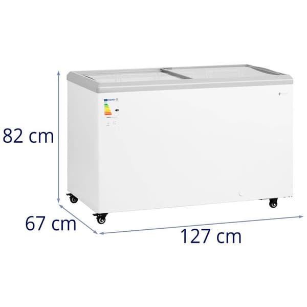 Royal CateringFrysbox - 360 L - Glaslock - Låsbar - Royal Catering